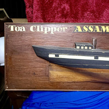 Load image into Gallery viewer, Large Antique Half-Hull Model of the Clipper Ship "Assam” 53” X 12”
