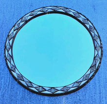 Load image into Gallery viewer, Moroccan Round Wall Mirror Filigree Metal Frame Made in Morocco 18"
