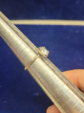 Load image into Gallery viewer, G &amp; H Israel Hagit Gorali Sterling Silver Clear White Quartz Ring Size 8

