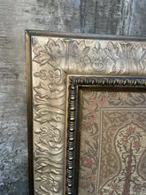 Load image into Gallery viewer, VINTAGE: LARGE WOOD FRAMED TAPESTRY WALL HANGING

