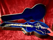 Load image into Gallery viewer, Ibanez Artcore AFS75T Hollowbody Electric Guitar Transparent Blue w/ Case Strap
