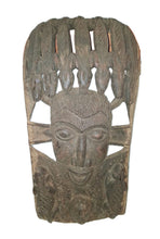 Load image into Gallery viewer, Vintage Large African Carved Wood Bamum Mask from Cameroon 32“ X 18“
