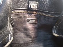 Load image into Gallery viewer, Prada Black Nappa Leather Handbag – Pre-Owned – Good Condition
