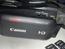 Load image into Gallery viewer, Canon Vixia HF G40 Full HD 60fps Pro Camcorder 2 Lenses 2 Batteries &amp;Accessories
