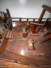 Load image into Gallery viewer, Large Vintage Handcrafted Wooden Chinese Junk Vessel Boat Ship Circa 1950's 50”
