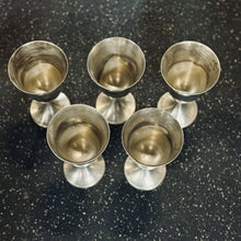 Load image into Gallery viewer, Vintage Gorham Sterling Silver Goblets #272 Set of 5 Monogram “M” 890g
