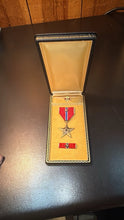 Load image into Gallery viewer, WWII Korea Bronze Star Medal Engraved Arnold J Yoho Complete w/ Oak Leaf Cluster
