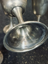 Load image into Gallery viewer, Vintage Gorham Sterling Silver Goblets #272 Set of 5 Monogram “M” 890g
