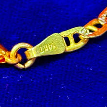 Load image into Gallery viewer, Beautiful Link Chain, 14 Karat Gold Italian Necklace 17”, 15.1grams
