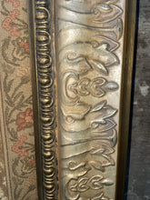 Load image into Gallery viewer, VINTAGE: LARGE WOOD FRAMED TAPESTRY WALL HANGING
