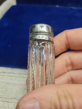 Load image into Gallery viewer, Antique Gorham sterling silver Cut Crystal Perfume Cologne Bottle
