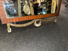 Load image into Gallery viewer, #263 Ornate Art Deco Style Unique Vintage wood Framed Mirror 46“ X 22“
