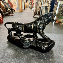 Load image into Gallery viewer, Vintage Attributed Royal Haeger Black Panther TV Lamp Planter MCM Ceramic 15”

