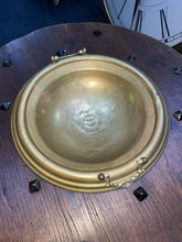 Load image into Gallery viewer, Handmade Vintage Dutch Brazier Round Coffee Table With Brass Bowl Insert!!
