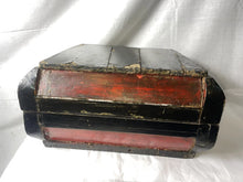 Load image into Gallery viewer, Antique 19 Century Chinese Provincial Utilitarian Wood tea Box 14”x14”x8”!!
