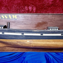 Load image into Gallery viewer, Large Antique Half-Hull Model of the Clipper Ship "Assam” 53” X 12”
