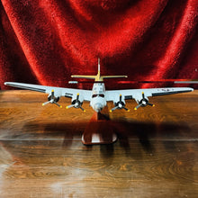 Load image into Gallery viewer, Wooden B-17 Flying Fortress Model – 22.5” Wingspan, WWII Bomber, Handcrafted
