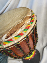 Load image into Gallery viewer, African Hand-carved Professional Djembe Drum 19x10 10lbs
