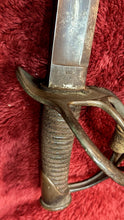 Load image into Gallery viewer, Rare Civil War Original 1851 Dated Ames Cavalry Saber W/ Scabbard, Cabotville
