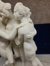 Load image into Gallery viewer, A. Santini - The Three Graces - Alabaster - Unsigned 11.25"
