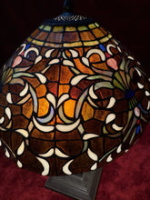 Load image into Gallery viewer, Unique Designed Tiffany Style Colorful Table Lamp Stained Glass 23”
