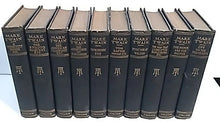 Load image into Gallery viewer, Vintage Mark Twain Hardcover Book Set Lot of 10 Classic Literature P.F. Collier
