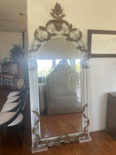 Load image into Gallery viewer, Extra Large full length, old world style iron mirror with vine motif
