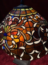 Load image into Gallery viewer, Unique Designed Tiffany Style Colorful Table Lamp Stained Glass 23”
