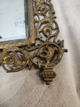 Load image into Gallery viewer, 19th C Antique Bradley &amp; Hubbard-Style Dionysius Brass Wall Mirror
