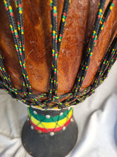 Load image into Gallery viewer, African Hand-carved Professional Djembe Drum 19x10 10lbs
