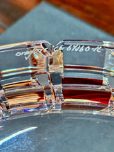 Load image into Gallery viewer, Orrefors Stenhammar Full Lead Crystal Bowl by Gunnar Cyrén 9.5”x4.5” NWOT
