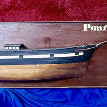 Load image into Gallery viewer, Large Antique Half-Hull Model of the Clipper Ship "Assam” 53” X 12”
