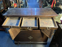 Load image into Gallery viewer, Vintage Elmwood Korean Storage Chest Cabinet With Brass Accents
