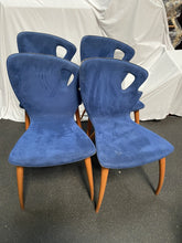 Load image into Gallery viewer, vintage mid century Italian modern CARLO MALNATI &#39;BAMBI&#39; DINING CHAIRS!!
