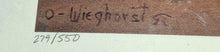 Load image into Gallery viewer, Olaf Wieghorst Range Chuck Signed Limited Edition Print 279/550 Framed Western
