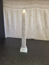 Load image into Gallery viewer, Rare Egyptian Hand made Obelisk with Beautiful Handmade Egyptian Inscriptions
