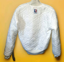 Load image into Gallery viewer, Vintage Los Angeles Lakers Satin White NBA Authentic Starter Jacket Sz Small
