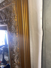 Load image into Gallery viewer, #2 Beautiful Vintage Ornate Gold Beveled GrapeVine Motif Mirror 45.5 x 33.5
