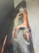 Load image into Gallery viewer, Vtg Hand Carved African Art Tribal Wooden Mask Ghana af1027
