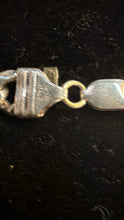 Load image into Gallery viewer, 27” Sterling Silver Figaro Link Chain Necklace 925 Silver Chain Italian 76.6g
