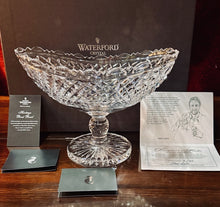 Load image into Gallery viewer, Waterford Designer’s Studio Heritage Boat Bowl 13.25”Fred Curtis 2/100 Signed
