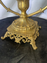 Load image into Gallery viewer, Beautiful Vintage Porcelain &amp; Bronze Pedestal Centerpiece Compote Bowl!!
