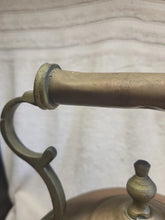Load image into Gallery viewer, Antique Copper English Tea Kettle Pot Brass Knob Goose Neck (bra1019)
