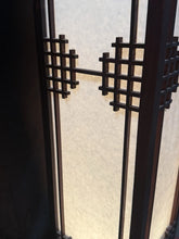 Load image into Gallery viewer, Beautiful TRADITIONAL KOREAN PAGODA WOOD FLOOR LAMP 60”
