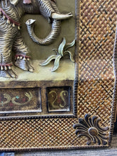 Load image into Gallery viewer, Antique Style Indian 3-D Elephant, wall decor
