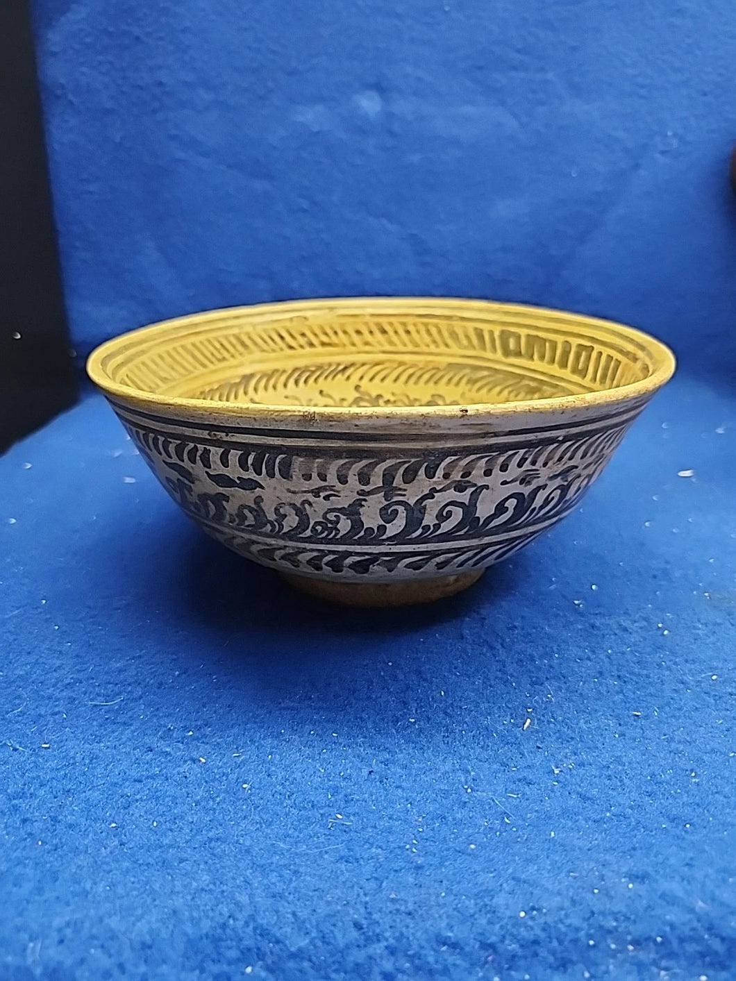 CHAWAN Annan-ware kintsugi box Japan antique tea ceremony pottery bowl