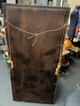 Load image into Gallery viewer, #128 Ornate Art Deco Style Vintage wood Framed Gold Mirror 57 1/2“ X 27“
