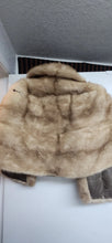 Load image into Gallery viewer, Vintage Mink Fur Stole Cape 1950s 2 Pocket Santa Ana
