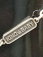 Load image into Gallery viewer, King Baby Studio Men's Sterling Silver Necklace 24" Cross Fleur De Lis Pendant
