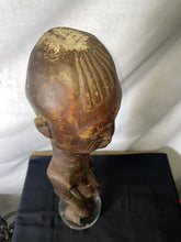 Load image into Gallery viewer, Congo Female ancestral/guardian Wood figure with expressed scarification marks
